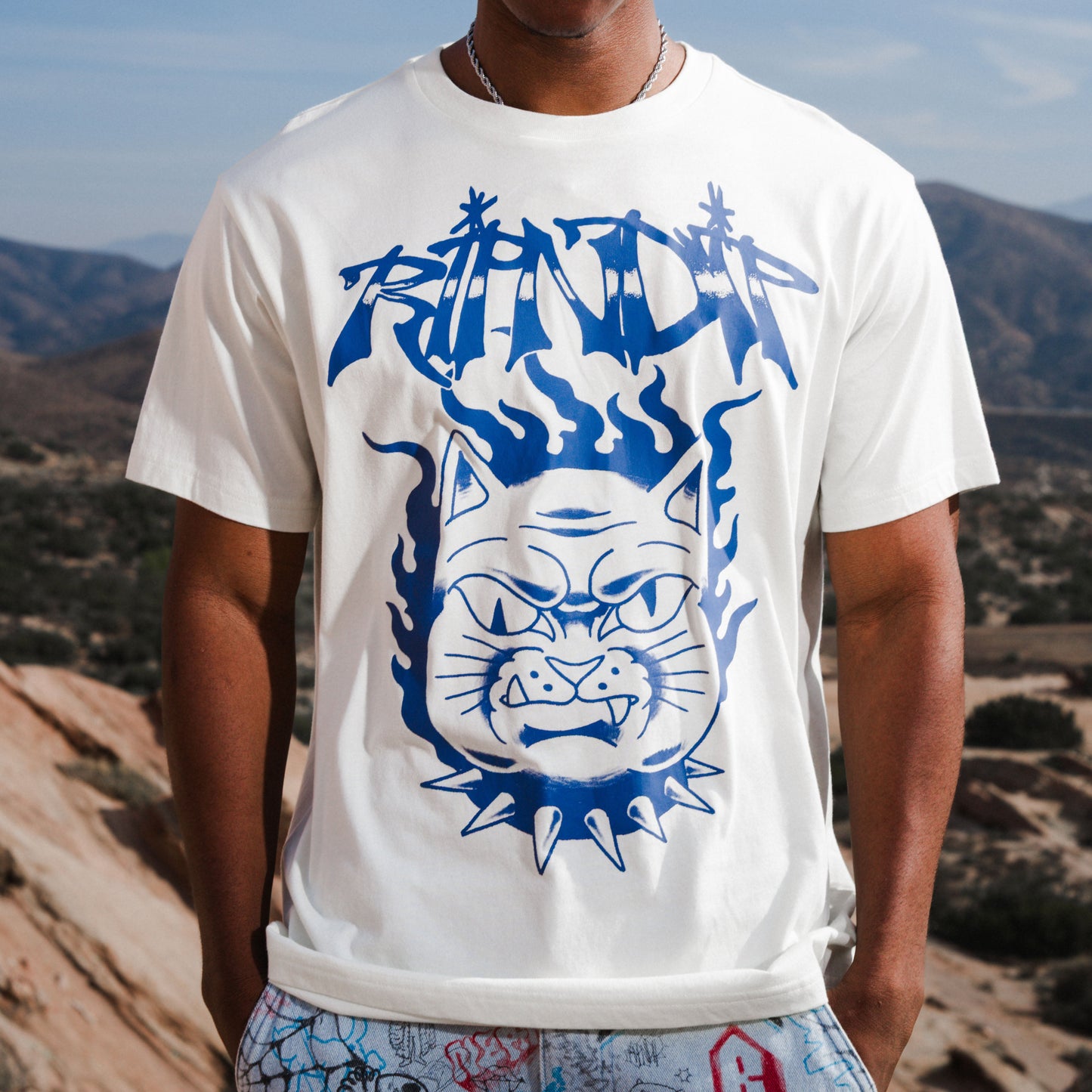 The Happiest Cat Tee (Bone)
