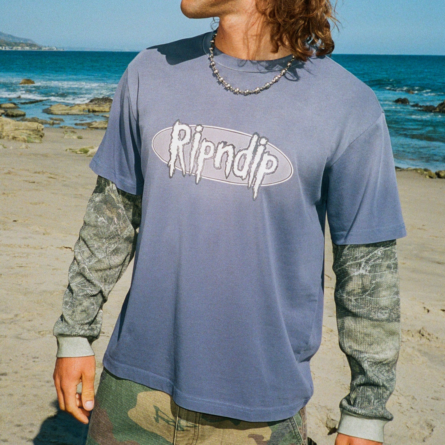 Sic Double Long Sleeve (Slate / Camo)