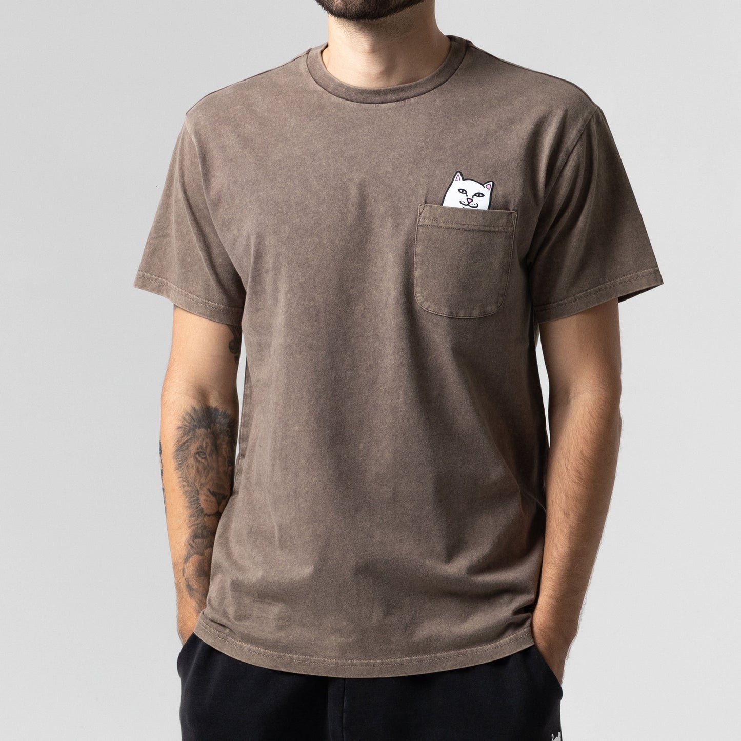 Lord Nermal Pocket Tee (Brown Vintage Wash)