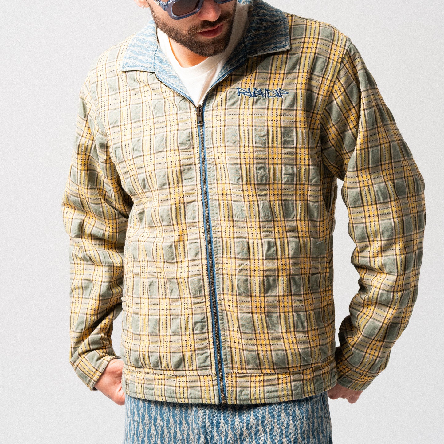 Western Roads Reversible Work Jacket (Medium Wash)