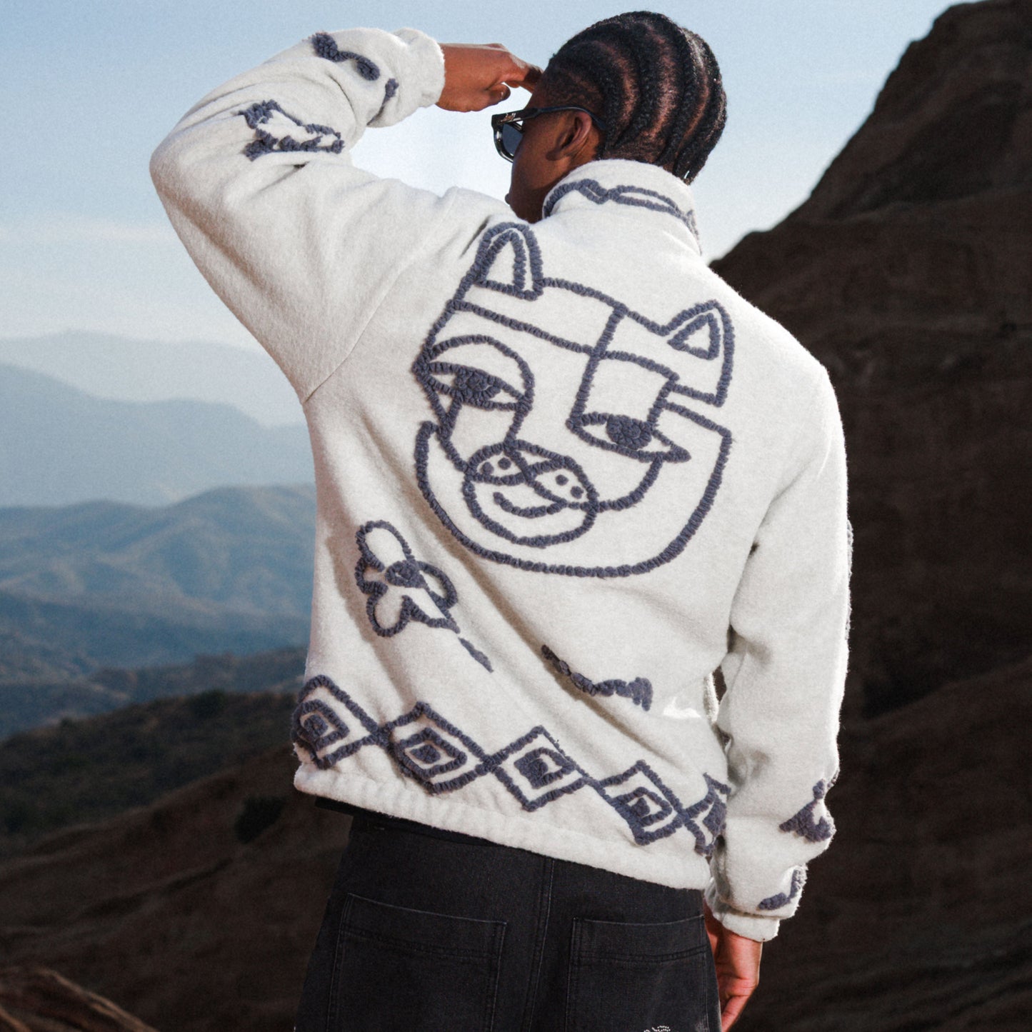 Blonded Reversible Jacket (Sand / Charcoal)