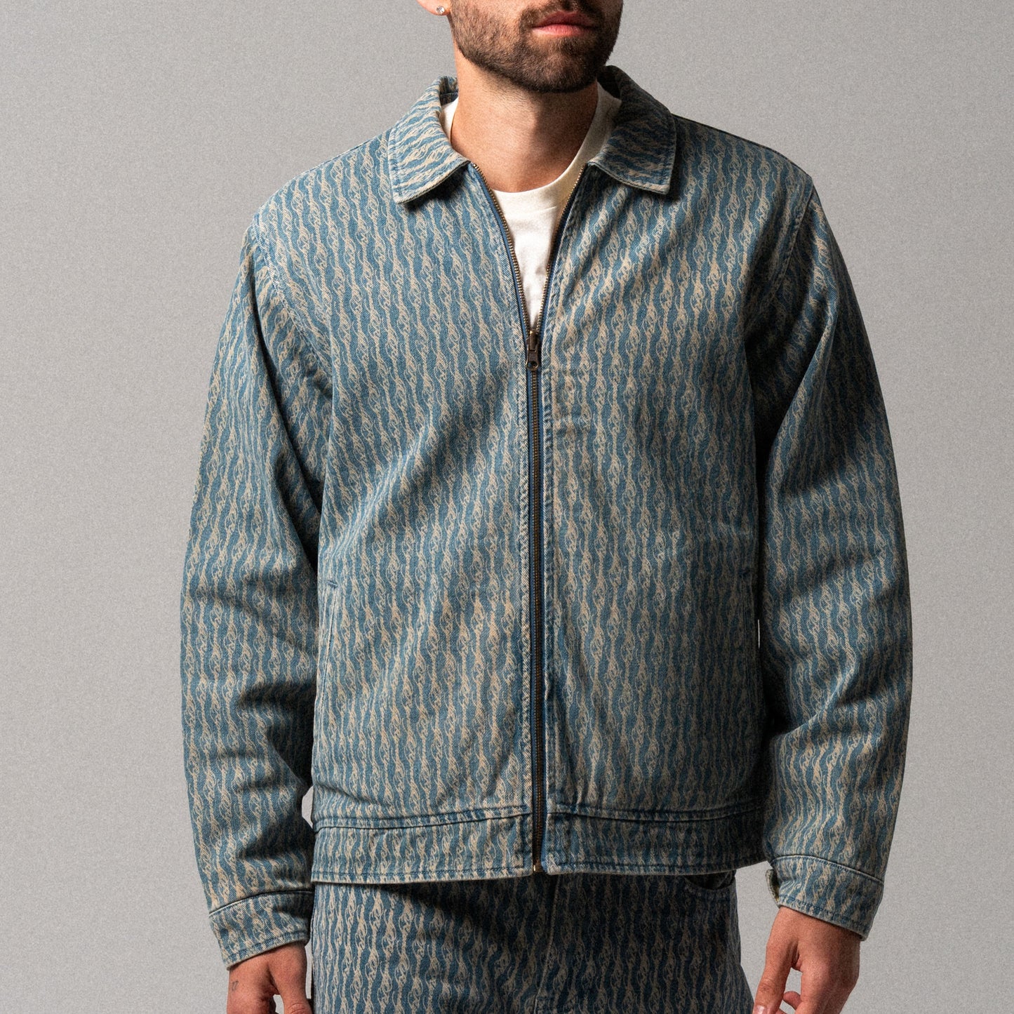 Western Roads Reversible Work Jacket (Medium Wash)