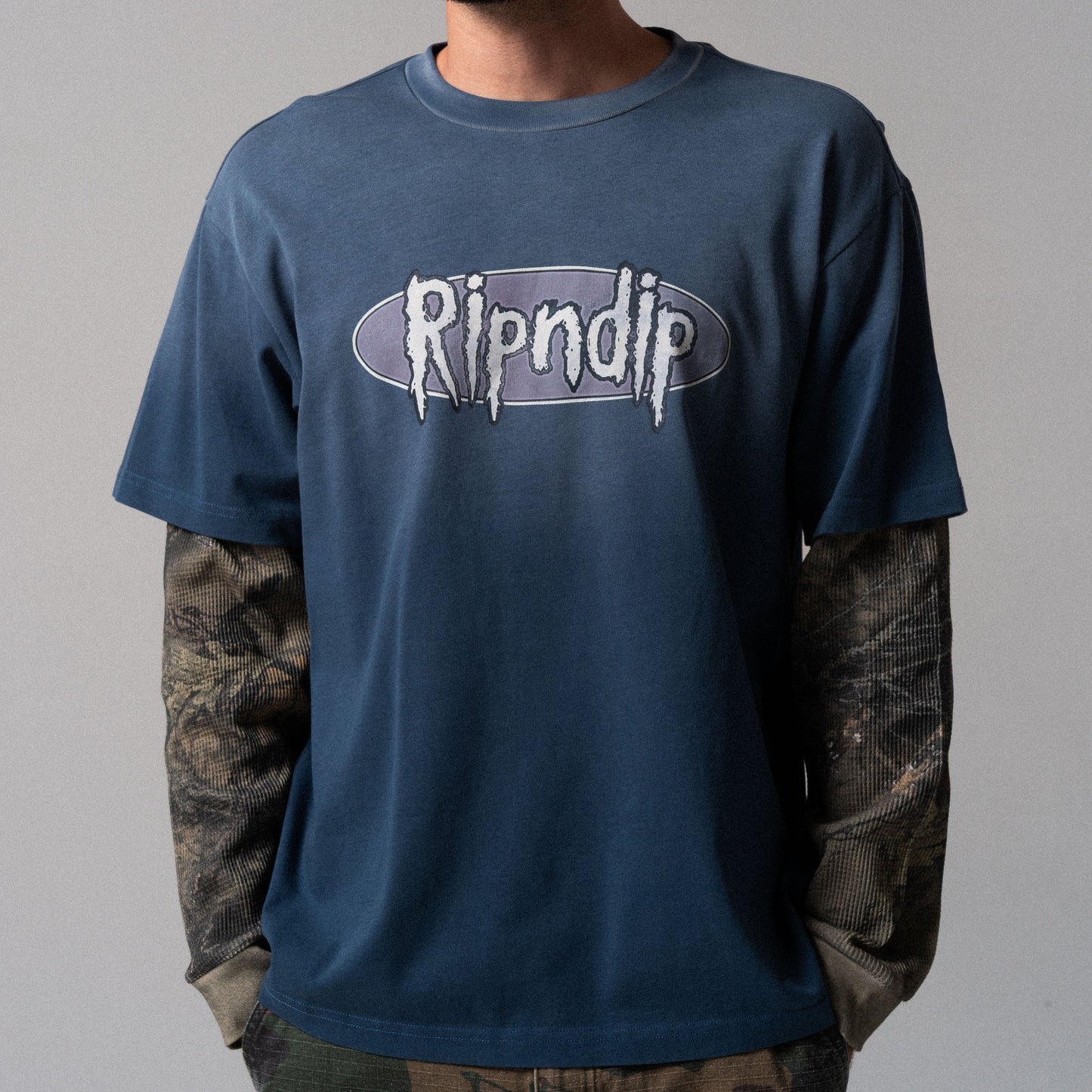 Sic Double Long Sleeve (Slate / Camo)
