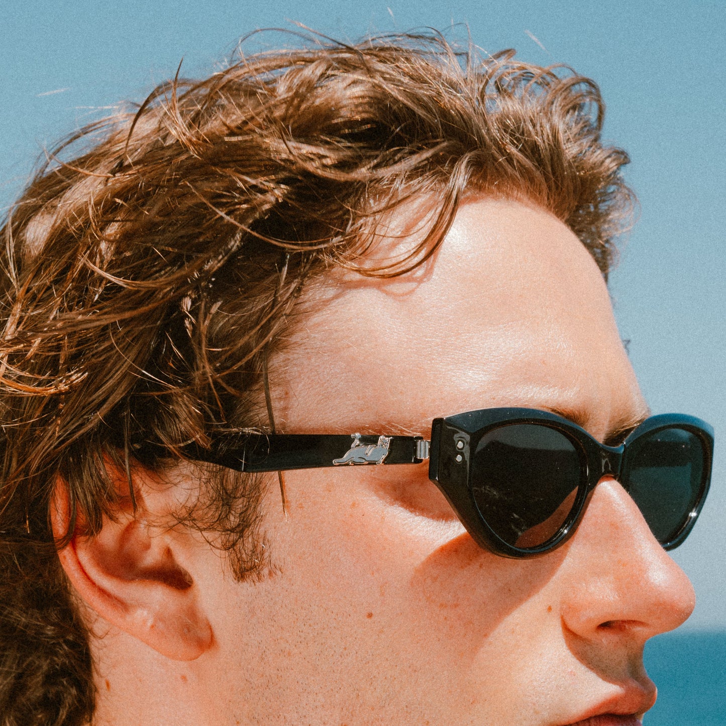 Castanza Folding Sunglasses (Black)
