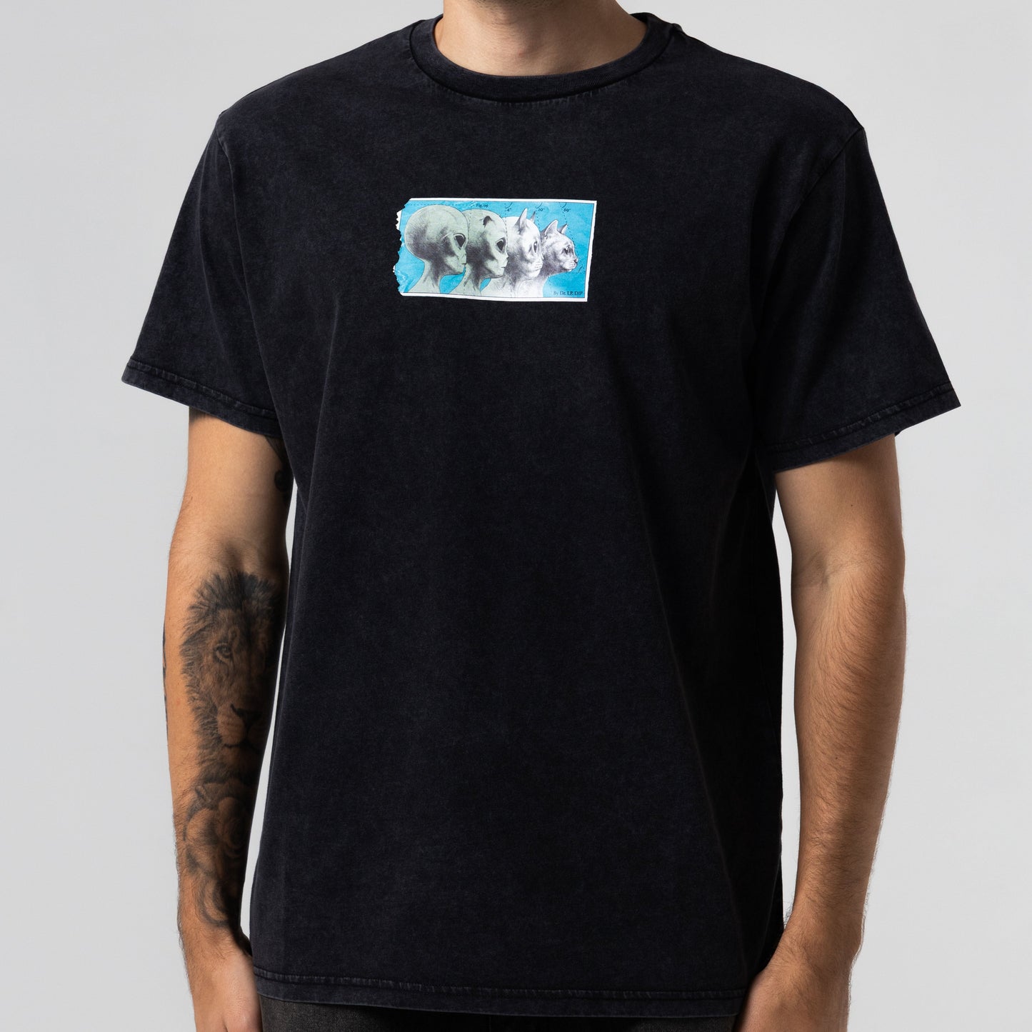 Nerm Geo Tee (Black Vintage Wash)