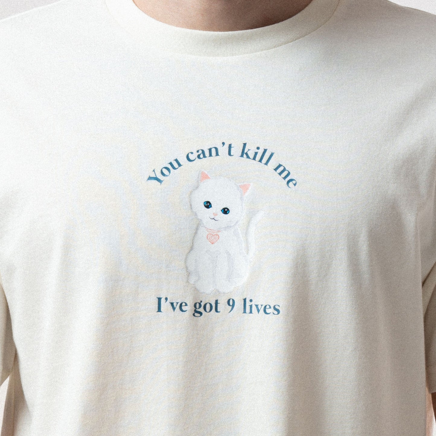 9 Lives Tee (Bone)