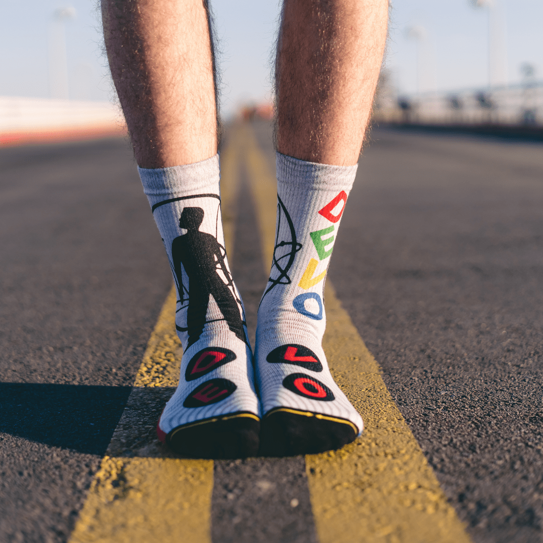 DEVO Science Boy Crew Sock