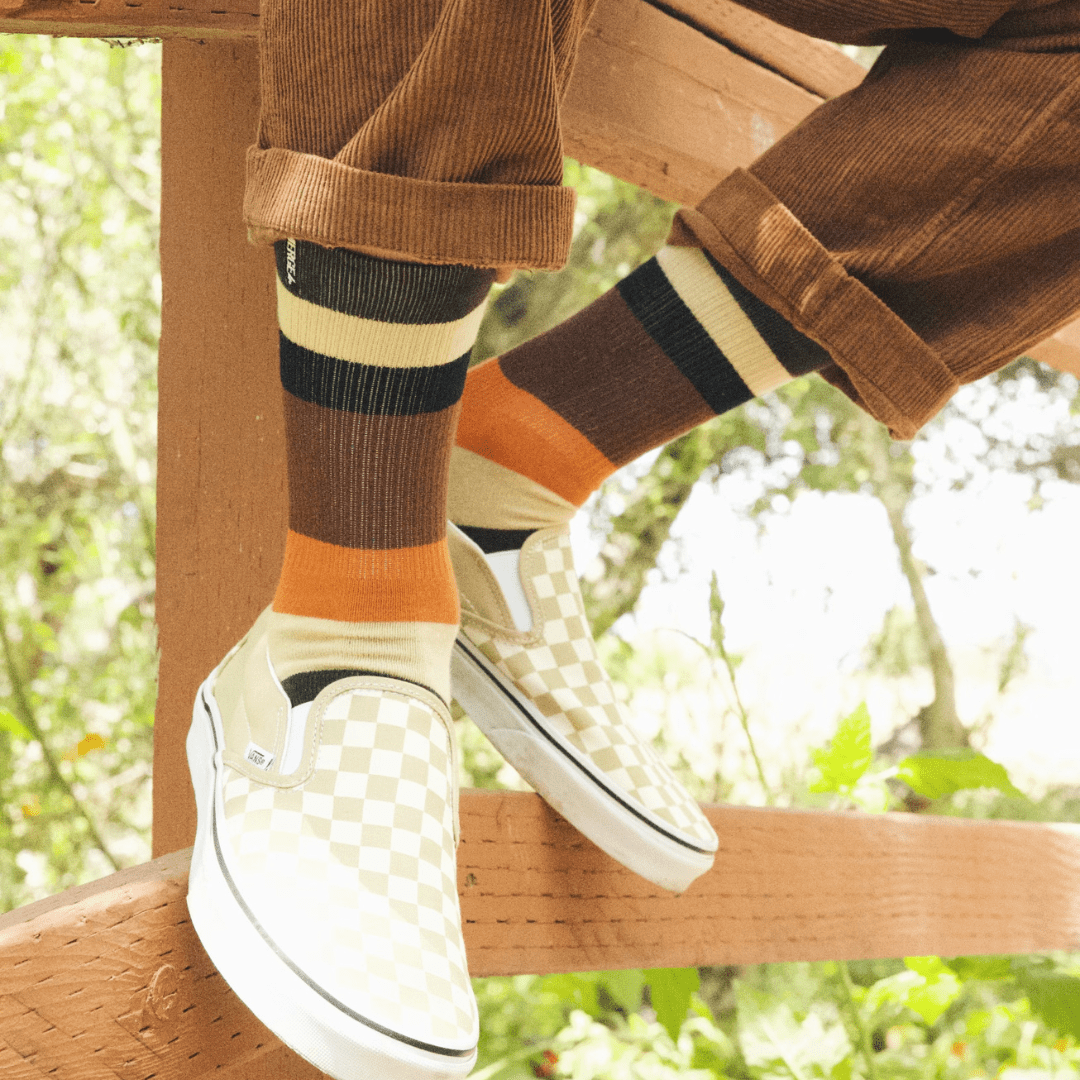Spidey Bamboo Nature Stripes Bamboo Crew Sock 3-Pack