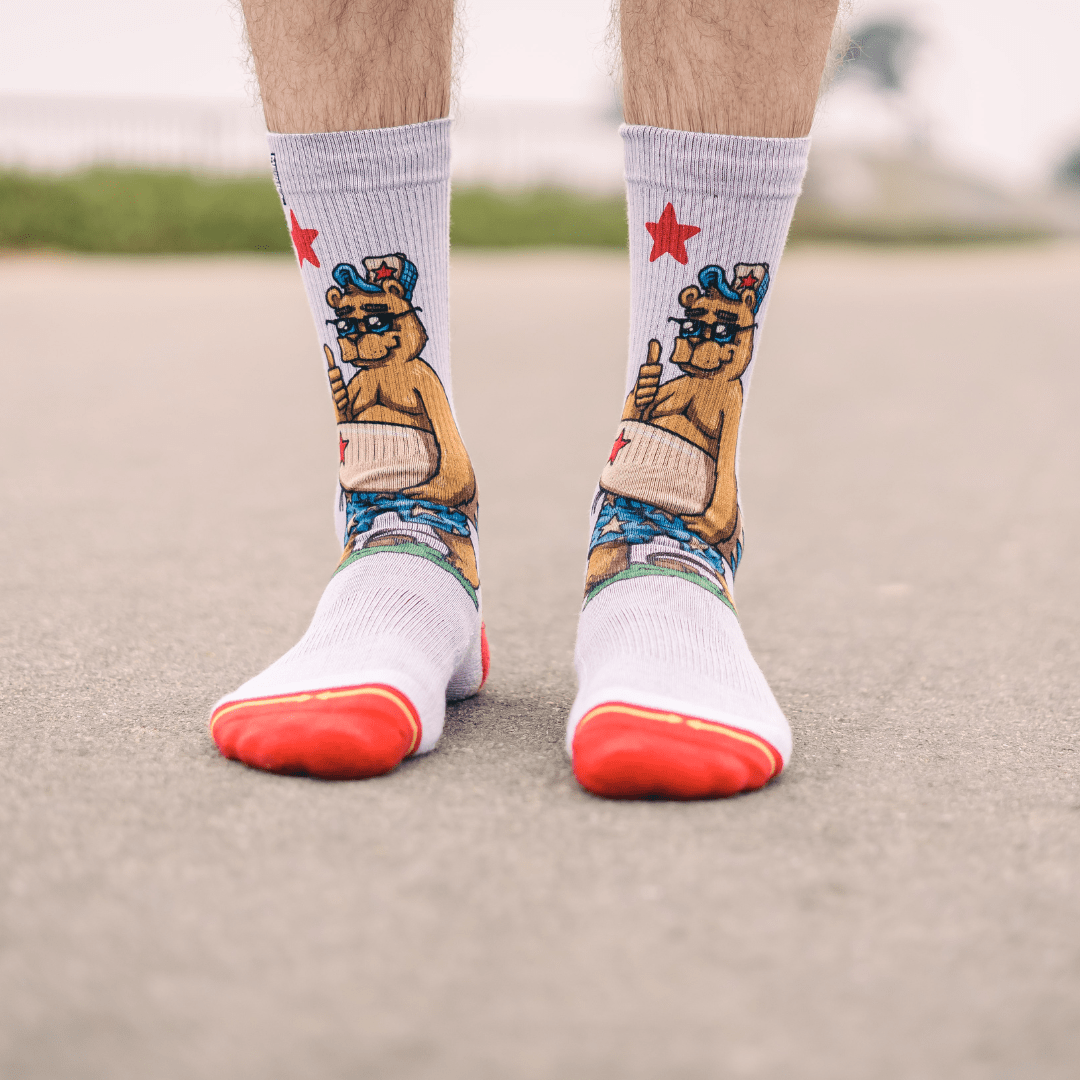Cali Bear Crew Sock