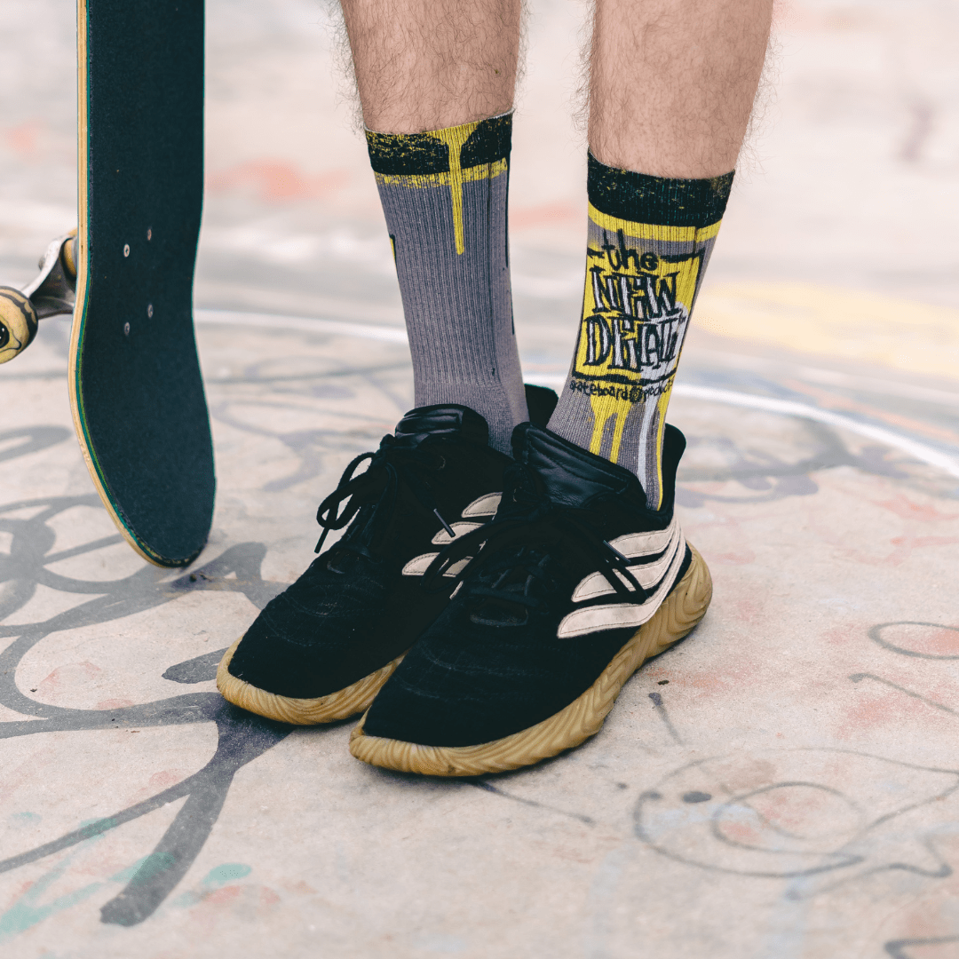 New Deal Napkin Logo Crew Socks