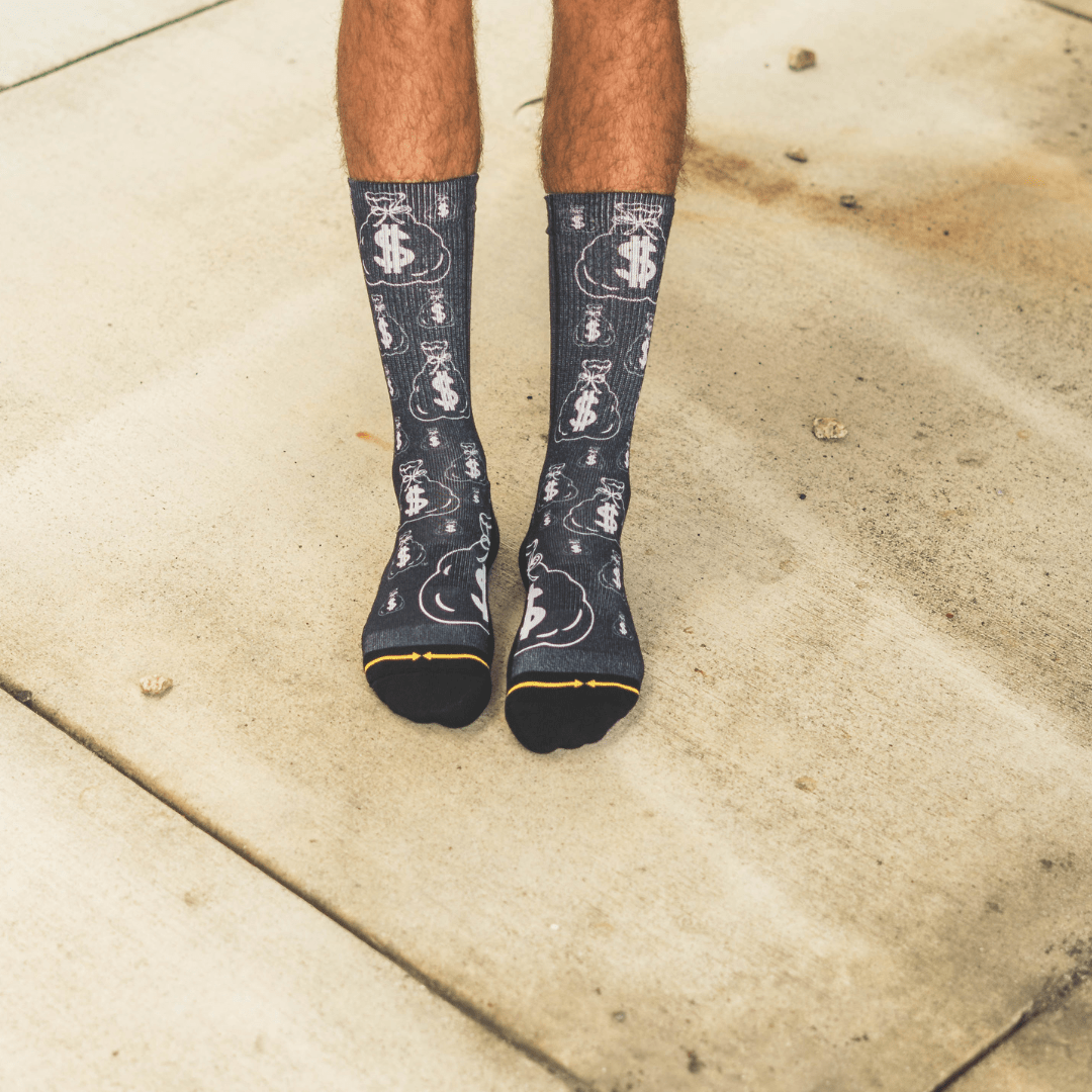 Gene Simmons Money Bags Crew Socks