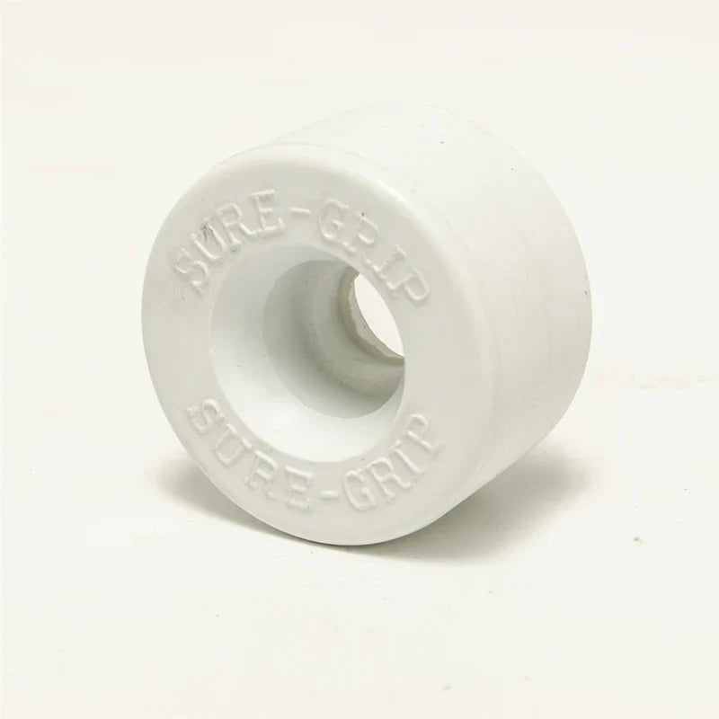 Sure-Grip Velvet 55mm (Set of 8) White Roller Skate Wheels