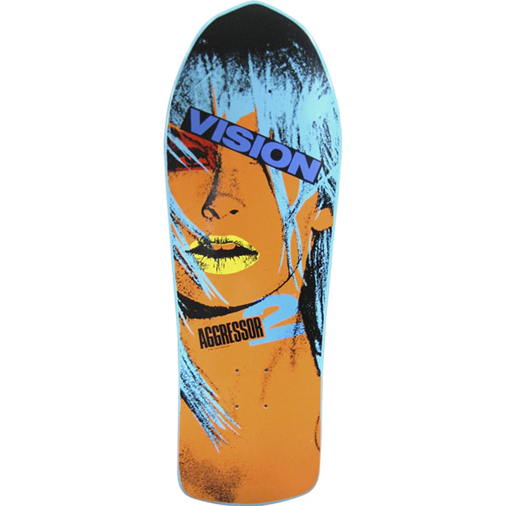 Vision Aggressor 2 Modern Concave 10" Skateboard Deck - Bow Shock Marketplace