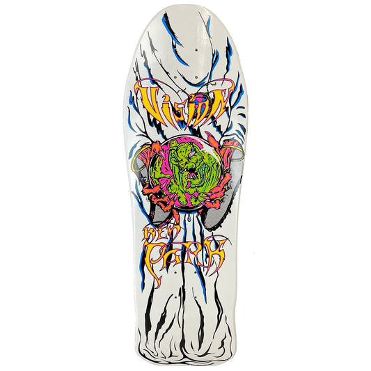 Vision Ken Park Crystal Ball Skateboard Deck - 9.75″ White - Bow Shock Marketplace