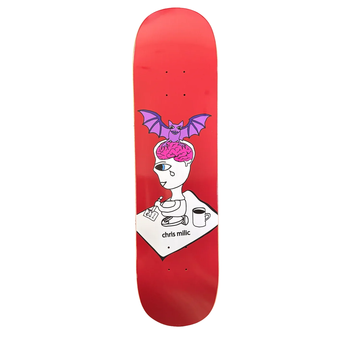 Frog Bat Brain Chris Milic 8.6" Skateboard Deck