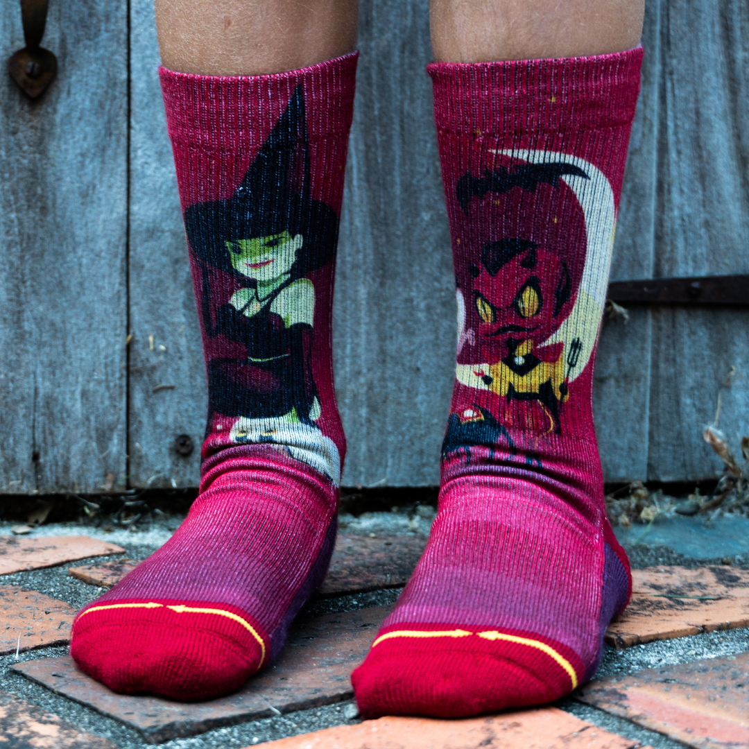 Brandon Ragnar Halloween Youth Crew Sock