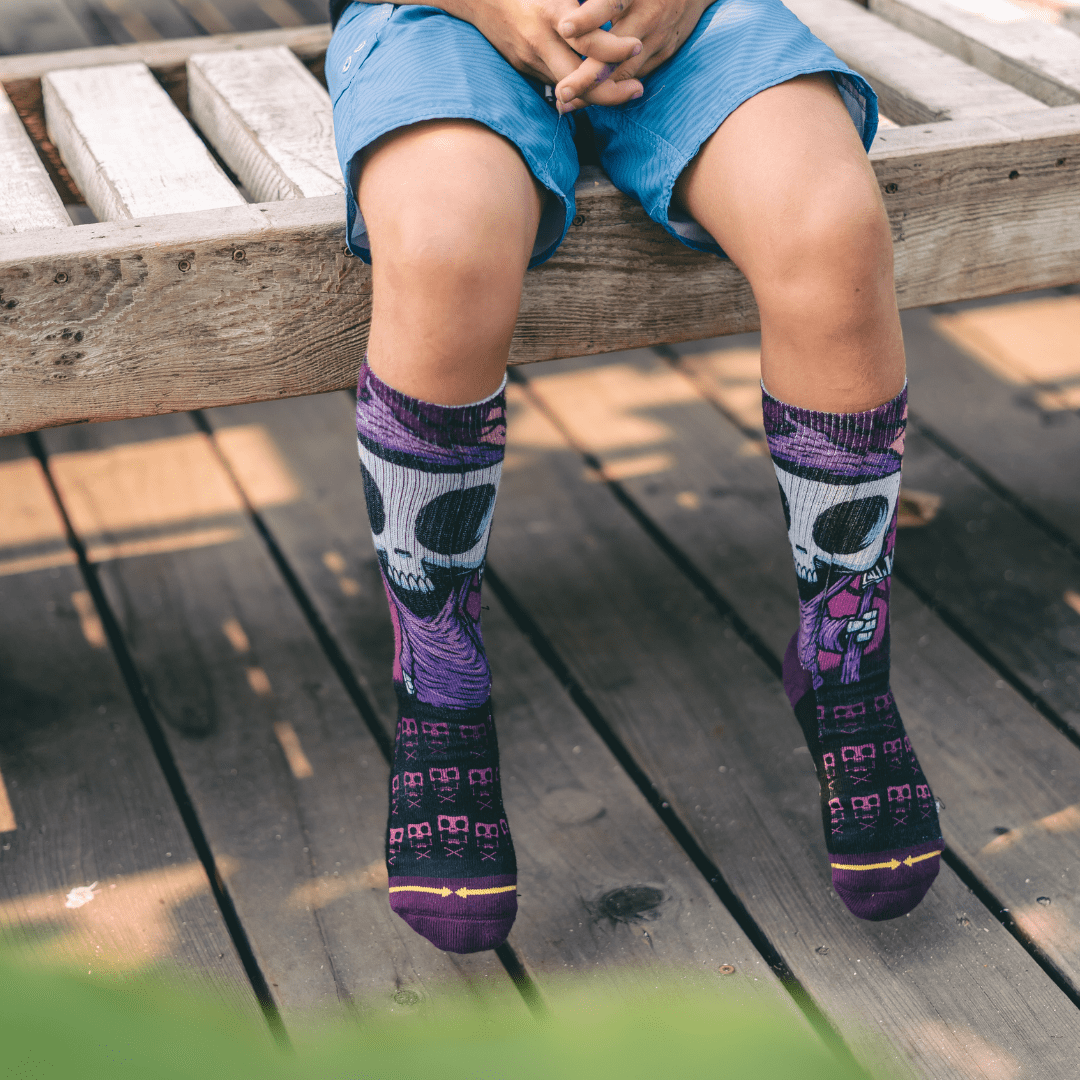 Chump Magic Lil' Reaper Youth Crew Socks