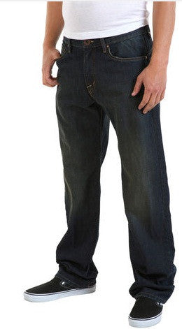 Volcom Jeans Black Bart - Black rinse (relaxed fit) - Bow Shock Marketplace