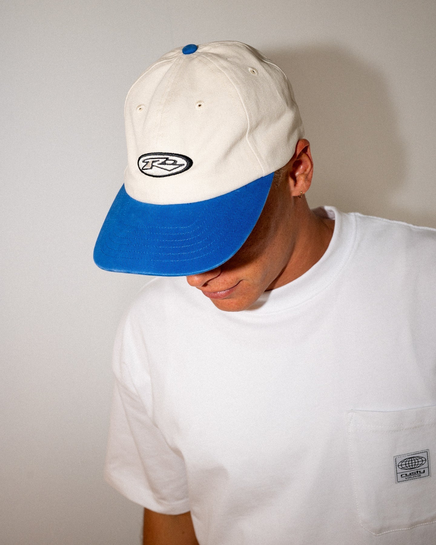 Rusty Kick Flip Magazine Blue Dad Cap