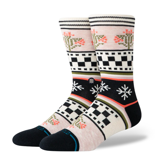 Stance Winterbloom Crew Sock - Lilac