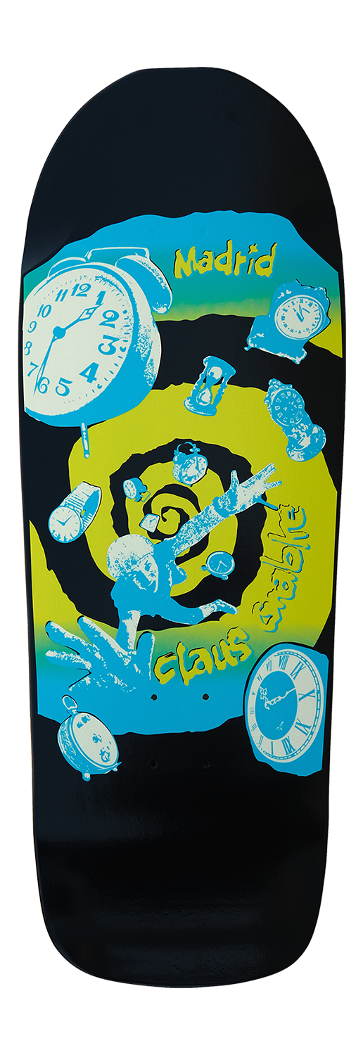Madrid Claus Grabke Time Warp LTD Glow In The Dark 10.75" Skateboard Deck - Bow Shock Marketplace