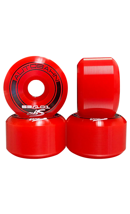 Autobahn GT1 Widebody Red 53mm 101a Skateboard Wheels