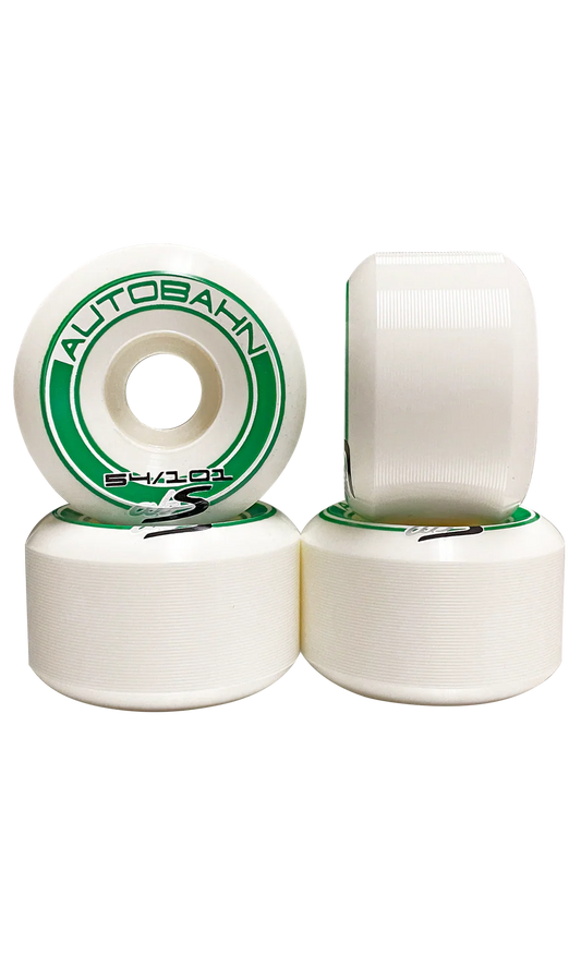 Autobahn GT1 Widebody White 54mm 101a Skateboard Wheels