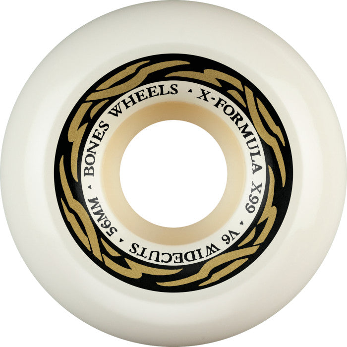 Bones Wheels X-Formula XF V6 Wide-Cut 56mm 99A Skateboard Wheels