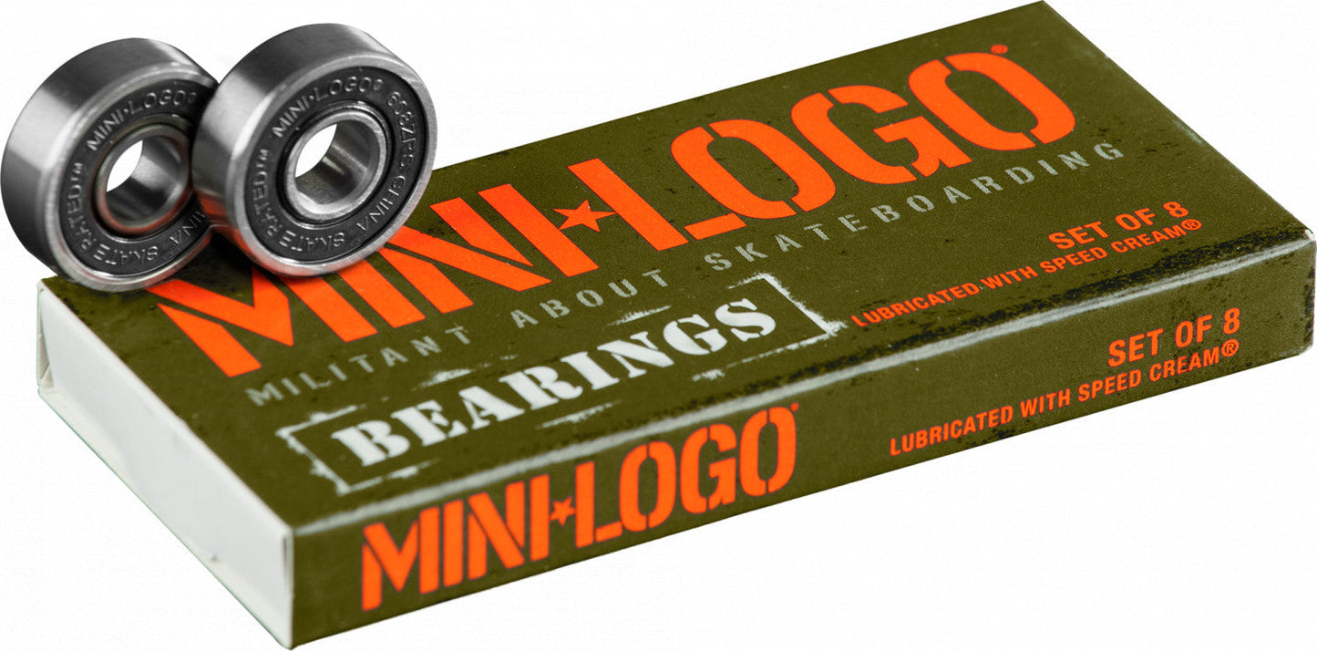 MINI LOGO CRUISER KIT 59MM X 80A 8.38" (WHITE WHEELS) - Bow Shock Marketplace