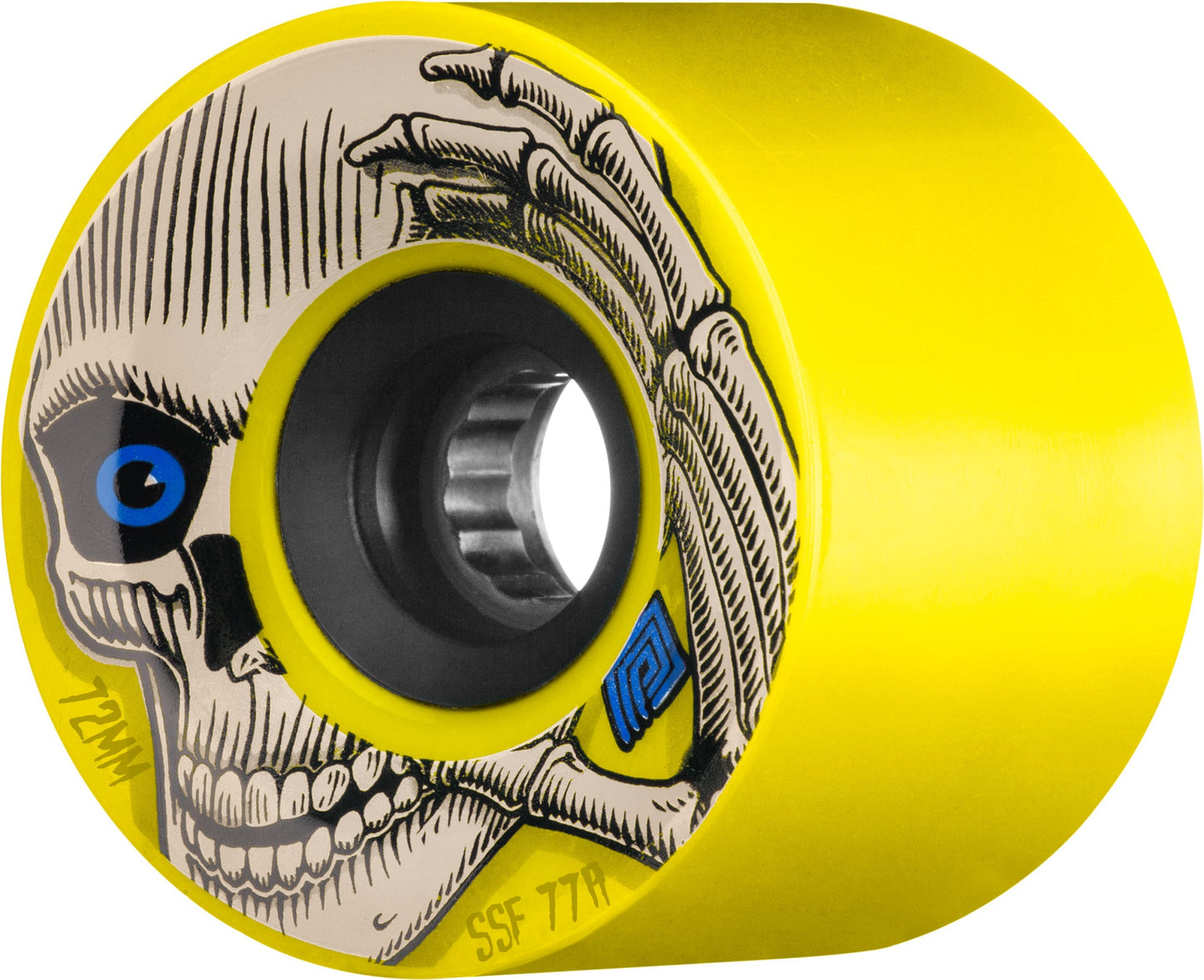Powell Peralta Wheels Kevin Reimer 72mm 77a - Yellow (Set of 4) - Bow Shock Marketplace