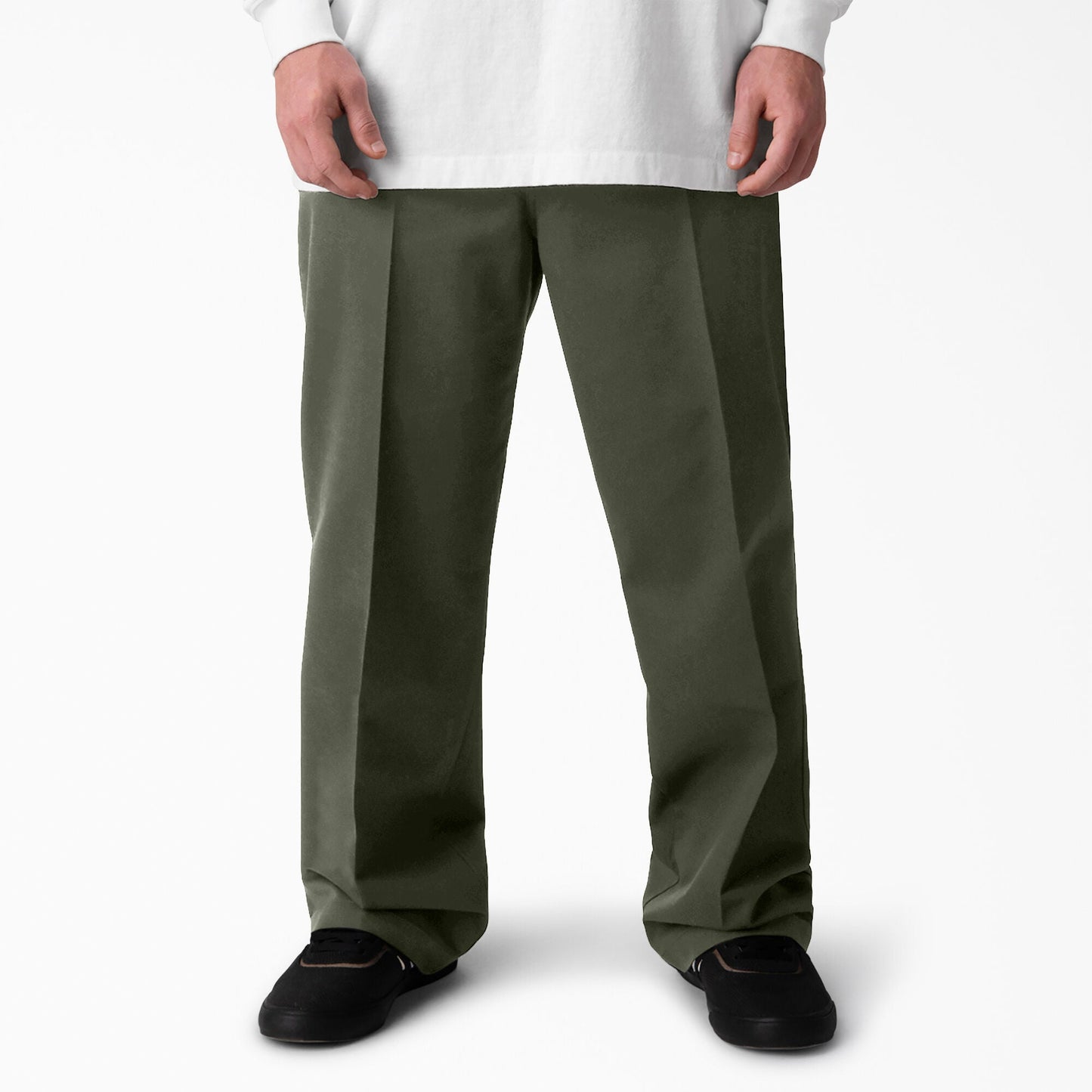 Dickies Jamie Foy Signature Loose Fit Straight Leg Pants - Olive Green - Bow Shock Marketplace