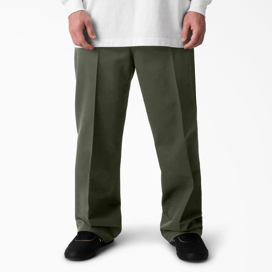 Dickies Jamie Foy Signature Loose Fit Straight Leg Pants - Olive Green - Bow Shock Marketplace
