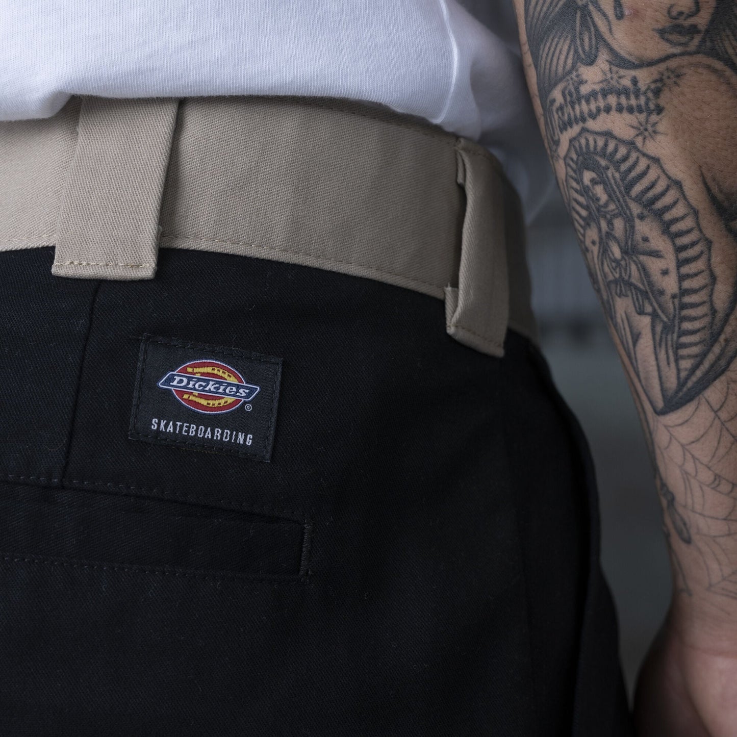 Dickies Ronnie Sandoval Double Knee Pants - Black/Desert Sand Color Block - Bow Shock Marketplace