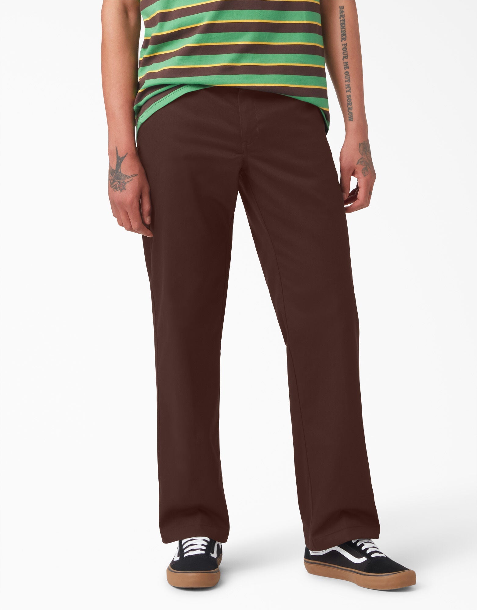 Dickies Vincent Alvarez Balam Twill Pants - Dark Brown - Bow Shock Marketplace