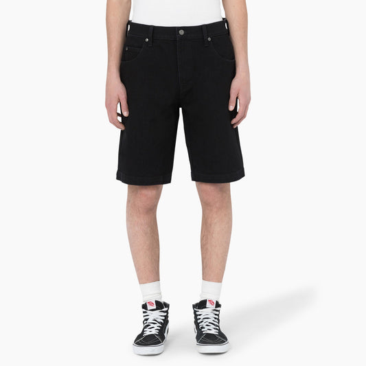 Dickies Skateboarding Loose Fit Wingville Black Denim Shorts