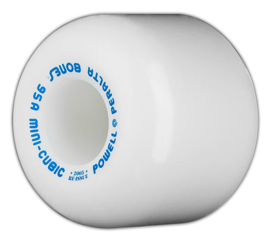 Powell Peralta Wheels Mini-Cubic 64mm 95a - White (Set of 4) - Bow Shock Marketplace