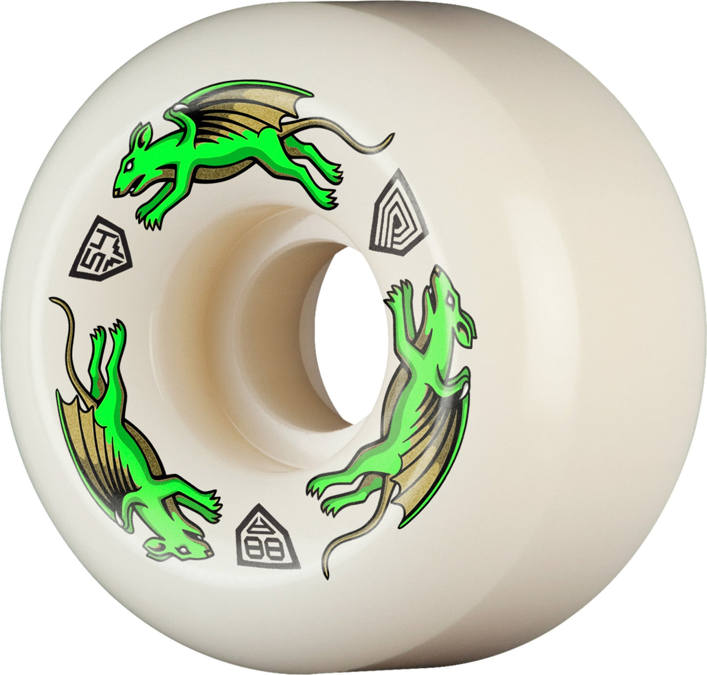 Powell Peralta Nano Rats Dragons 54mm x 34mm 88A Wheels