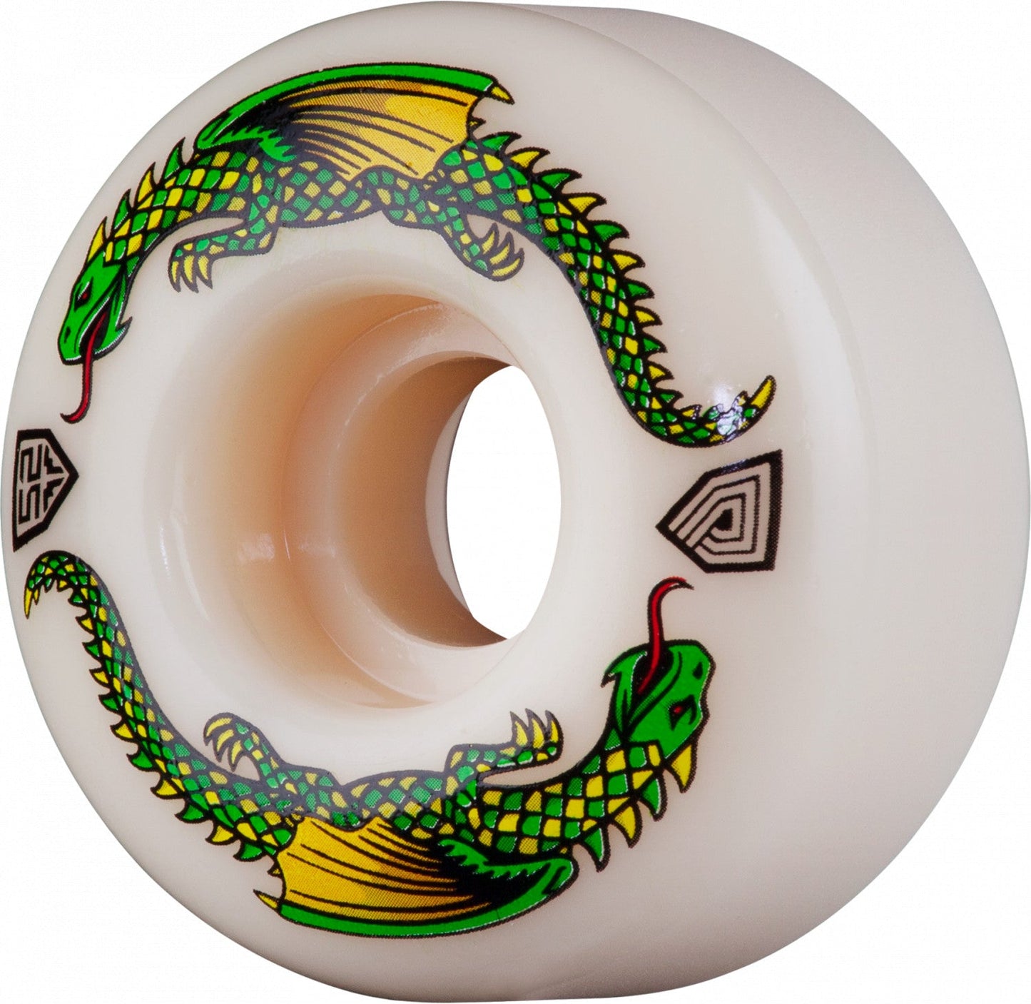 Powell Peralta Dragon Formula Wheels 52x31mm 93A - Green Dragon (Set of 4) - Bow Shock Marketplace