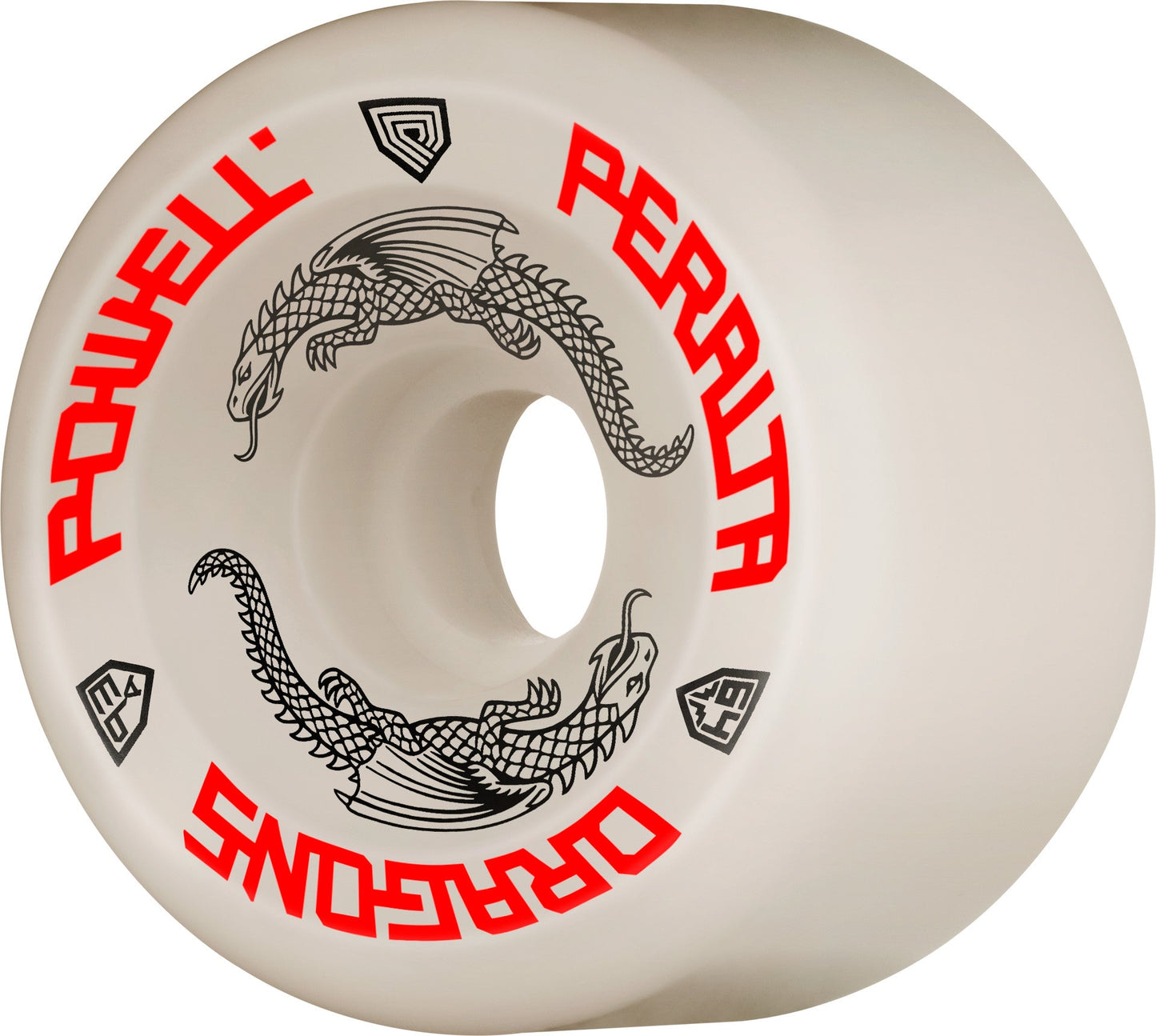 Powell Peralta Dragon Formula G-Bones Wheels 64x36mm 93A - Off White (Set of 4) - Bow Shock Marketplace