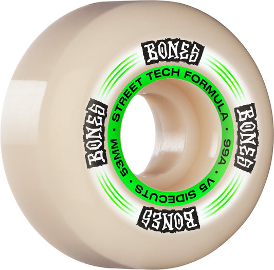 Bones STF Regulators V5 Sidecut 53mm 99a Wheels - White (Set of 4)