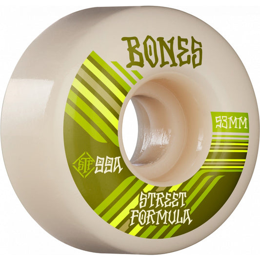 Bones STF Retros V4 53mm 99a Wheels - White (Set of 4)