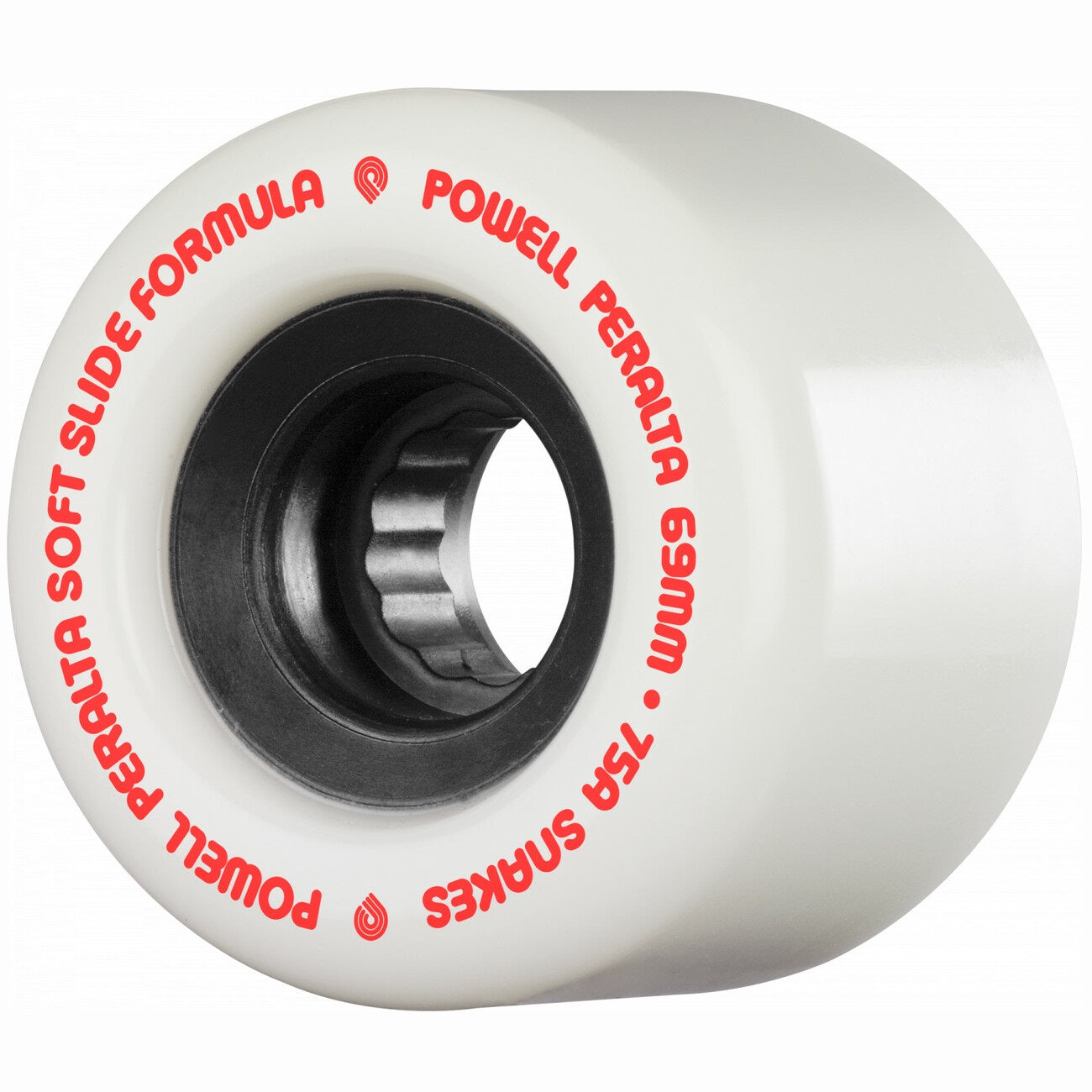 Powell Peralta Wheels Snakes 69mm 75a - White (Set of 4) - Bow Shock Marketplace