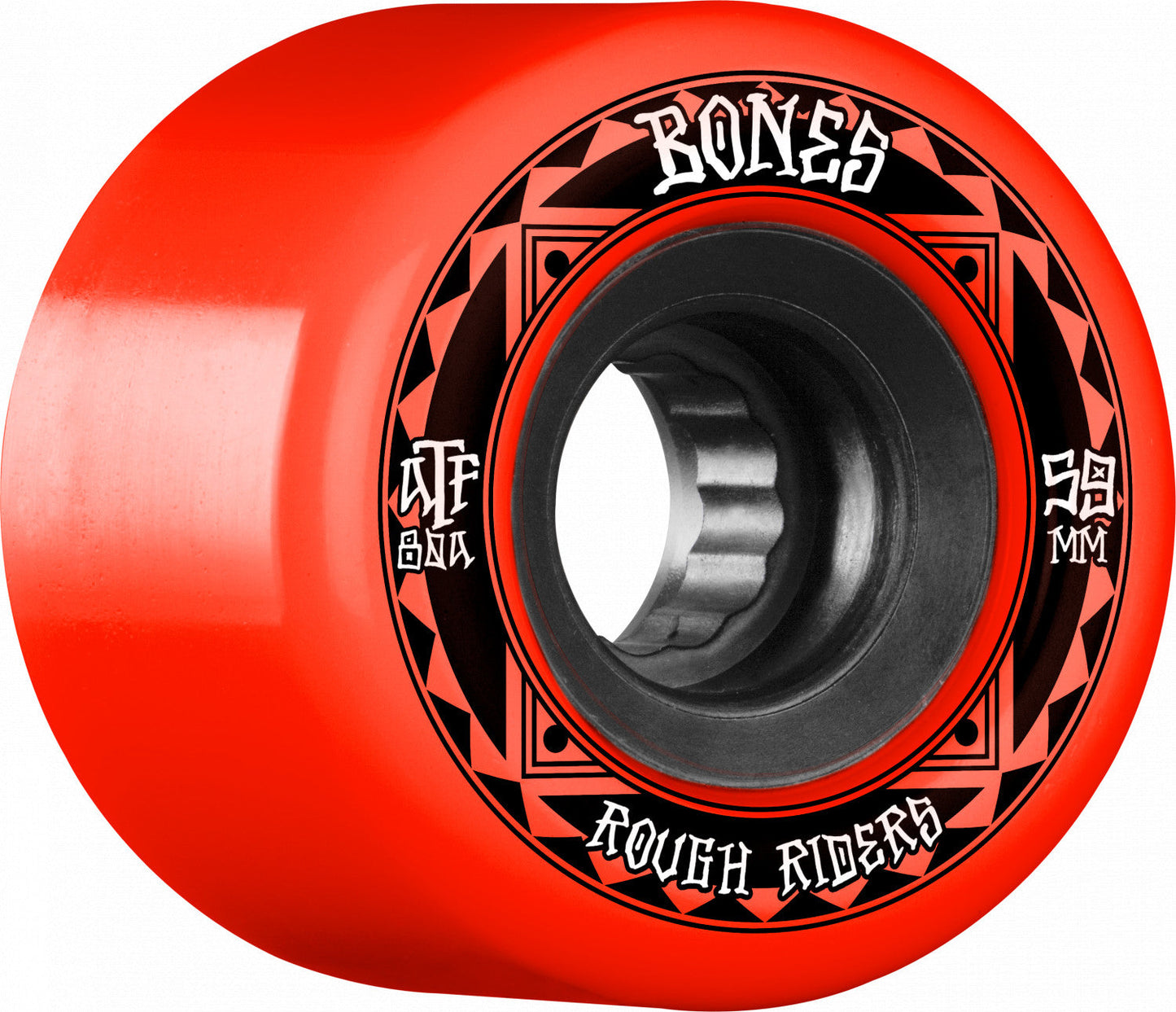 Bones ATF Rough Rider Runners 59mm 80a Wheels - Red (Set of 4) - Bow Shock Marketplace