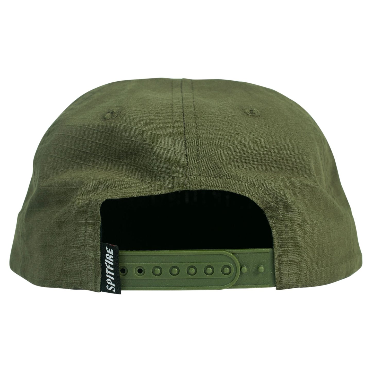 Spitfire Molotov Script Olive Snapback Hat