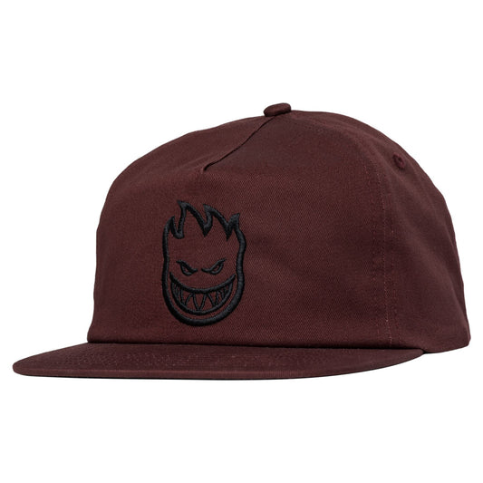 Spitfire Bighead Dark Red Black Snapback Hat