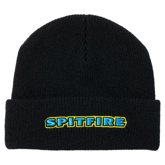 Spitfire Mushroom Bighead Black Blue Beanie