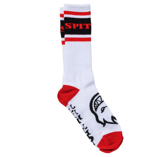 Spitfire Classic 87 Bighead White Red Black Socks