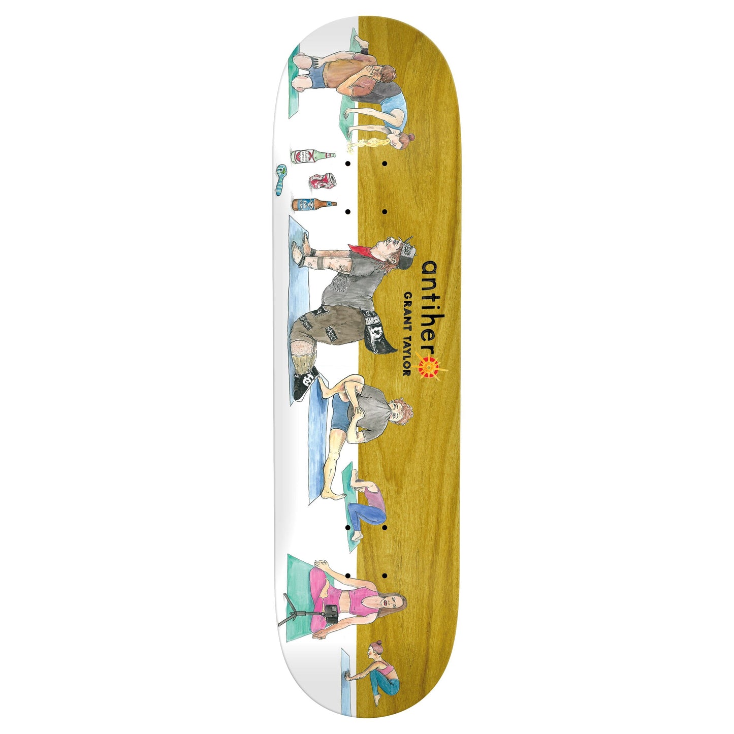 Anti-Hero Grant I Farted In Yoga Class - 8.5"  Skateboard Deck