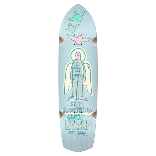 Krooked Joel Meinholz -  Guest Pro - Zig Zagger - 8.62" Lt. Blue Skateboard Deck