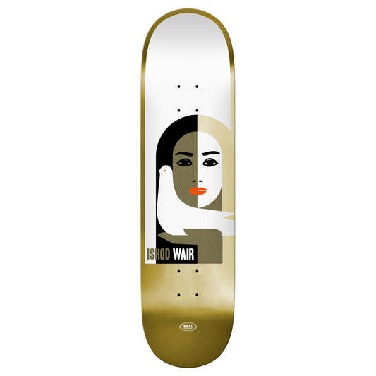 Real Ishod Peace Ltd Foil  - 8.5" - Dbx Gold Skateboard Deck